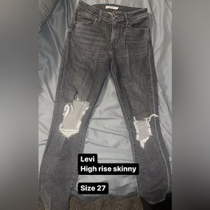 High rise jeans